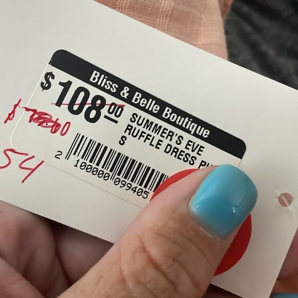 SAGE THEāLABEL Peach SUMMERS EVE RUFFLE DRESS - Picture 4 of 4